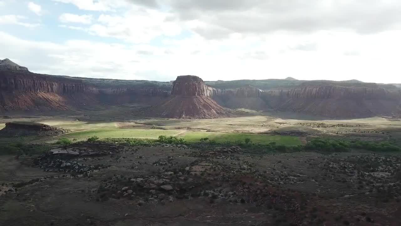 Aerial capture at Indian Creek, Utah